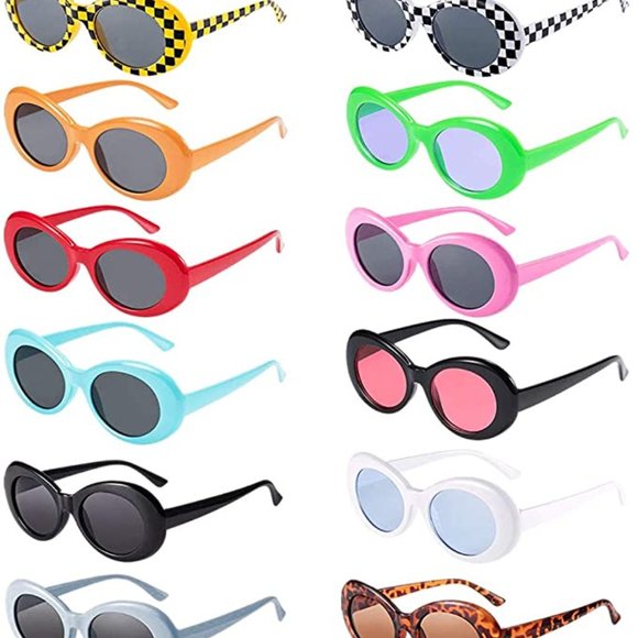 Thick Frame Colorful Sunglasses ( Dozen) - Picture 4 of 4